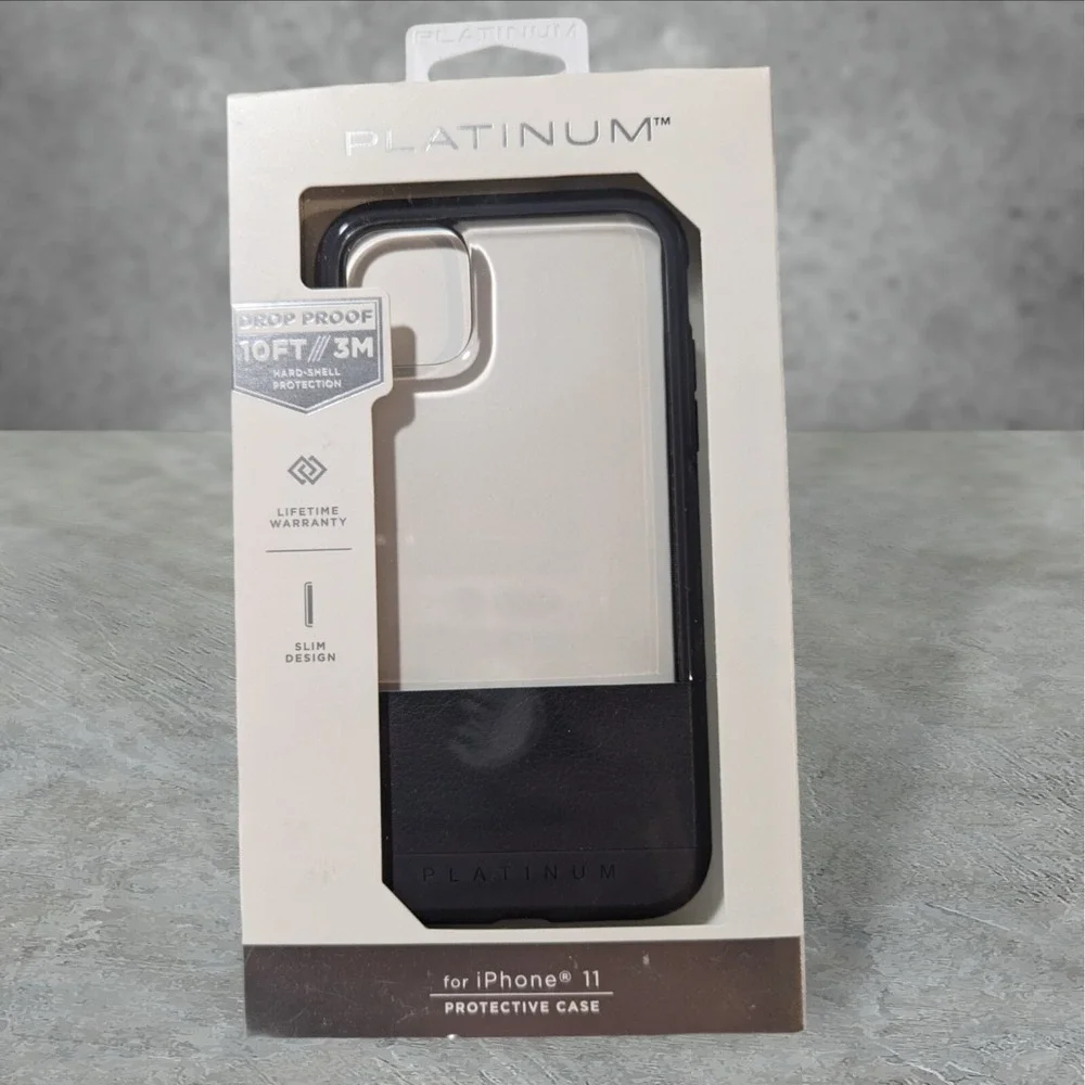 Y6. Platinum‎ Hard Case Apple iPhone 11 (Also 2019 Large) Charcoal